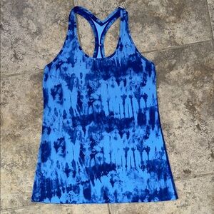 Lululemon Nulu Blue Tie-Dye Women's Tank Top